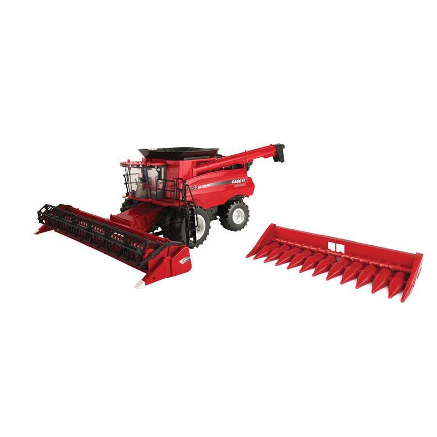 Big Farm 1:16 IH 8240 Combine w/ Grain & Corn Head Farm Toy 66x44cm Red 3y+