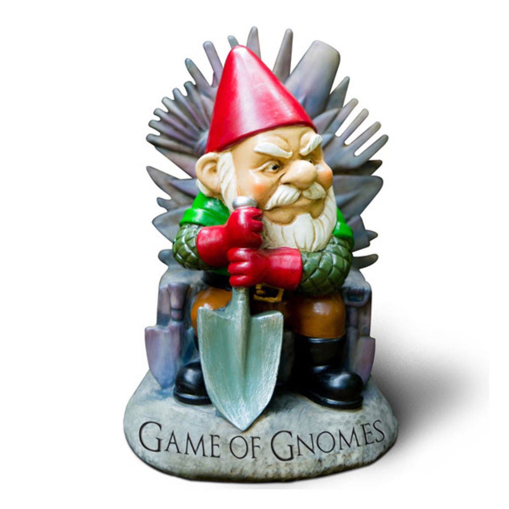 BigMouth 23.3cm Game Of Gnomes Garden/Yard Gnome Statue Lawn Decoration/Decor