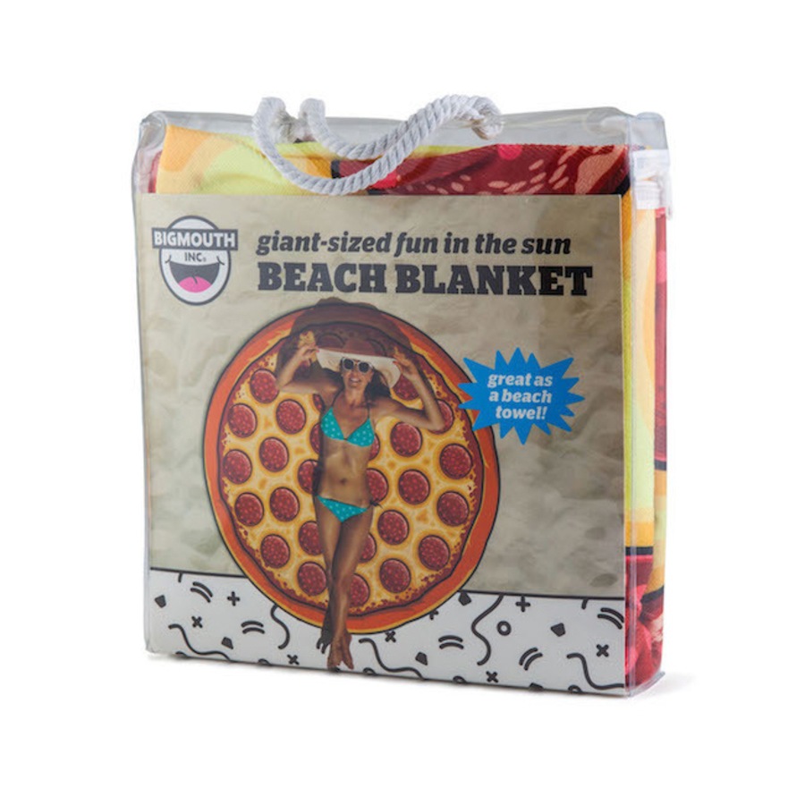 BigMouth Inc. 152cm Gigantic Pizza Beach Blanket Outdoor Pool Travel Mat Round