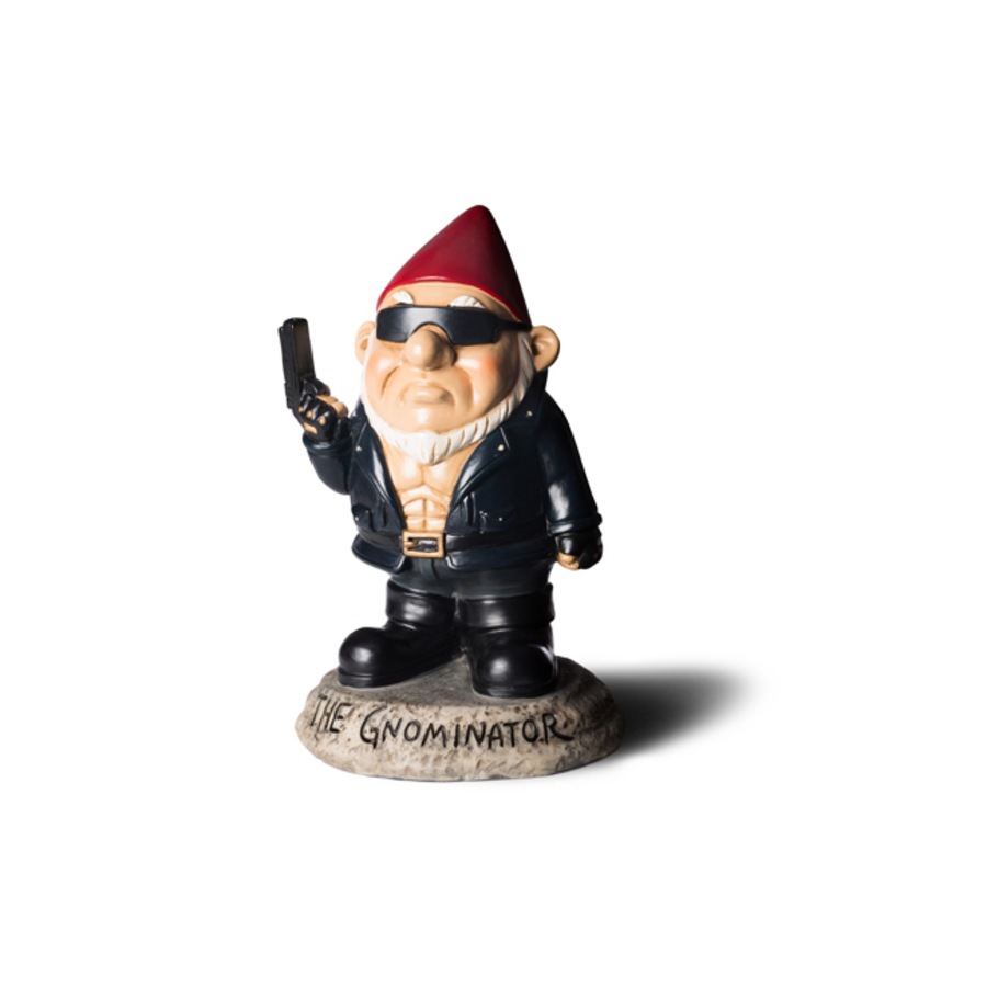 BigMouth Inc. 23.5cm The Gnominator Garden Gnome Ornament Statue Home Lawn Decor