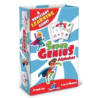 Blue Orange Games Super Genius Alphabet Educational Match Fun Card Kids 3y+