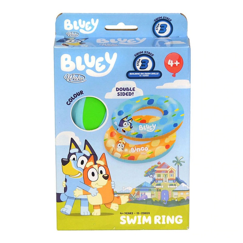 Buy Bluey Inflatable 48cm Float Swim Pool Ring/Tube for Kids/Children
