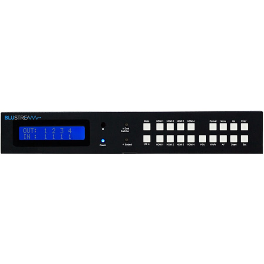 BluStream 7 Input 2 Output Multi-Format Presentation Switch HDMI 1080p 5V