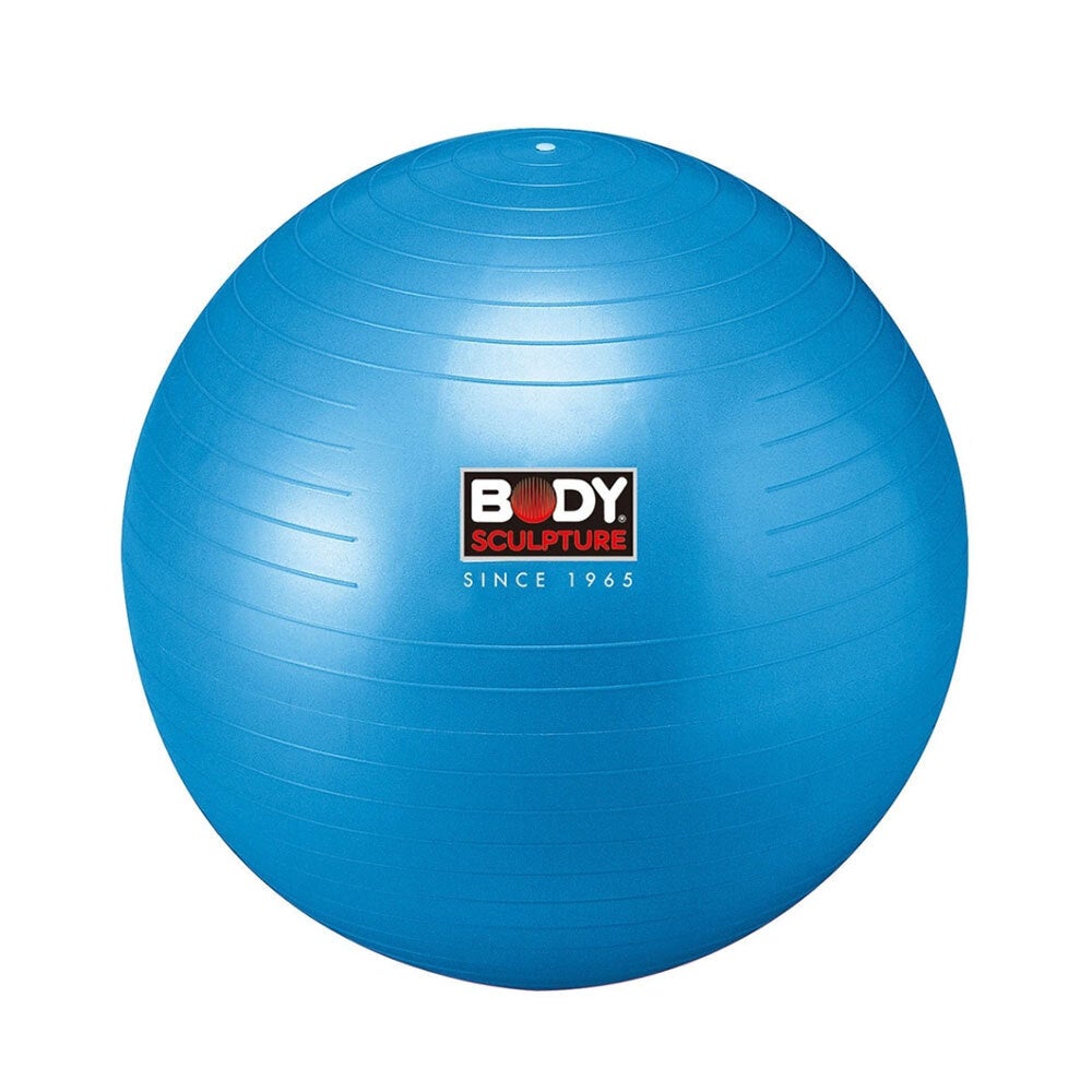 Body Sculpture 75cm Anti-Burst Gym/Yoga/Pilates Home Exercise Ball Blue w/ Pump