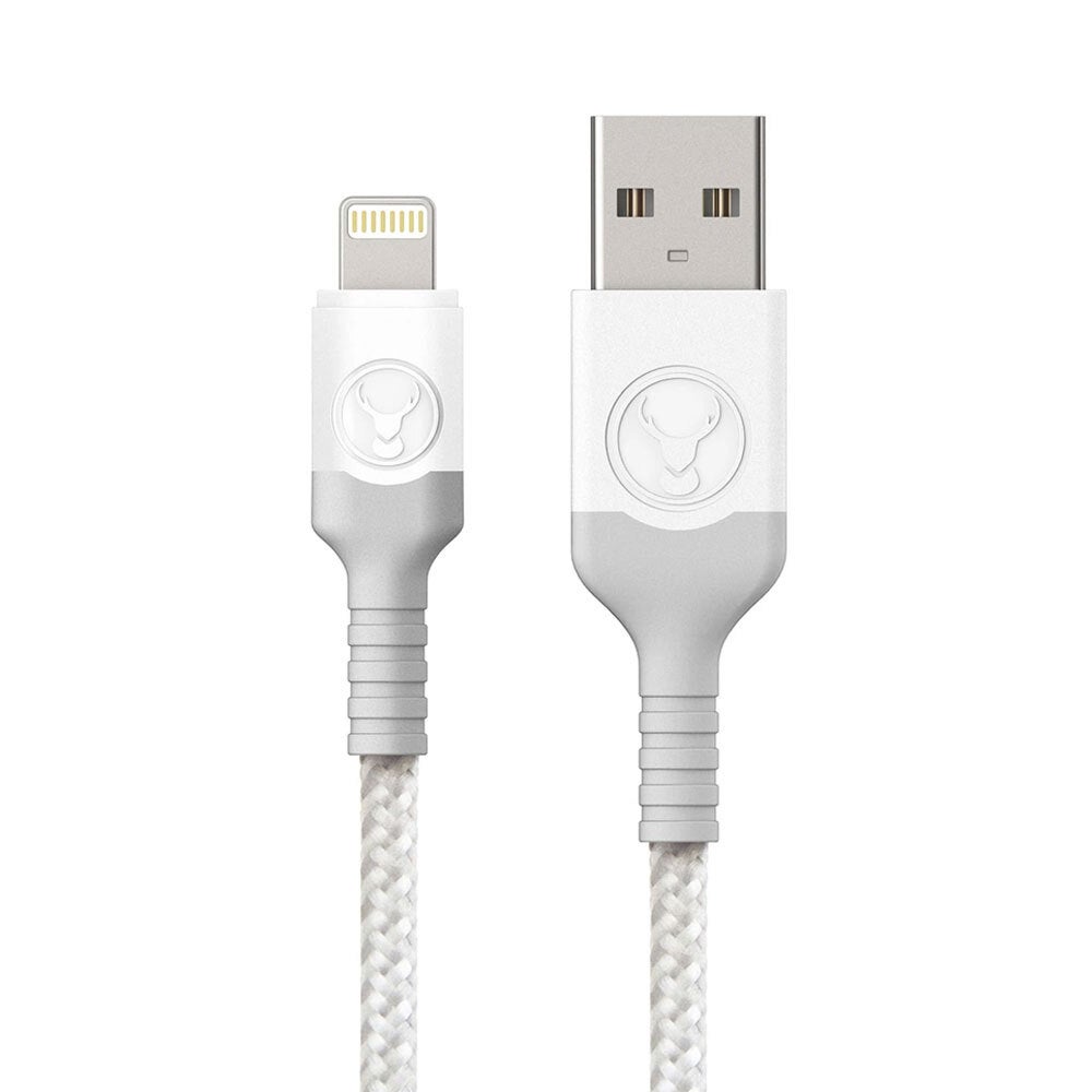 Bon.elk 1.2m USB-A to Lightning MFI-Certified Charging Cable for iPhone White