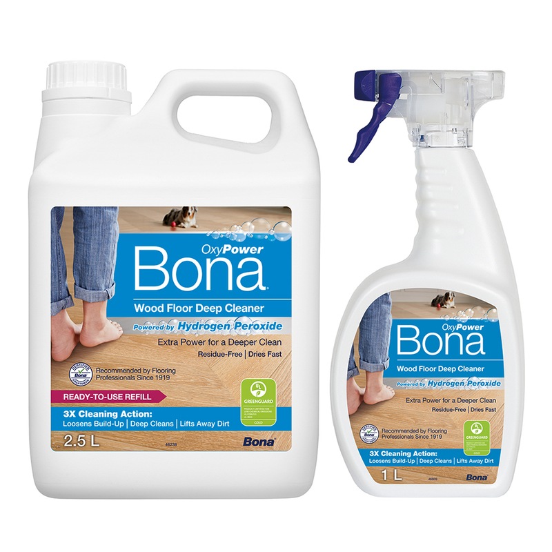 Buy Bona 1L & 2.5L Wood Floor Deep Cleaner Mop Refill & Spray w