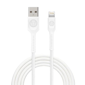 Bonelk Long-Life Easy Grip 2m USB-A to 8-Pin Charging Cable For iPhone 15 White
