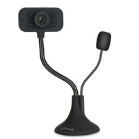 Bonelk USB Desktop Webcam Flexible Neck 1080P Full HD Web Camera for PC Black