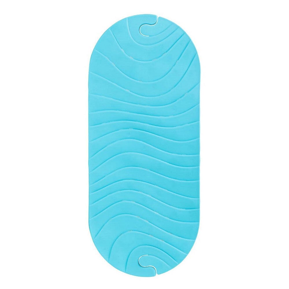 Boon Blue Ripple 92cm Non Slip Bath Mat/Baby/Kids/Toddler Tub/Shower Safety/Grip