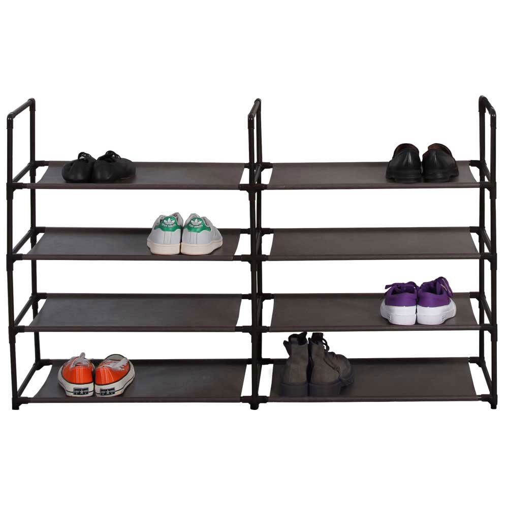 Boxsweden Durable 8 Tier Stackable Standing Shoe Home Organiser/Racks/Storage