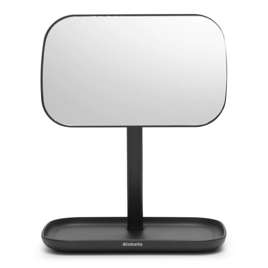 Brabantia 28.3cm Makeup Beauty Vanity Desk/Table Mirror w/Storage Tray Dark Grey