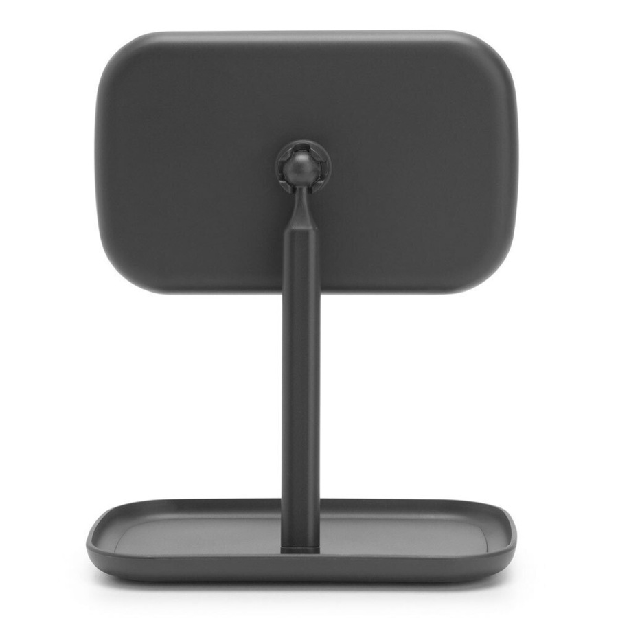 Brabantia 28.3cm Makeup Beauty Vanity Desk/Table Mirror w/Storage Tray Dark Grey