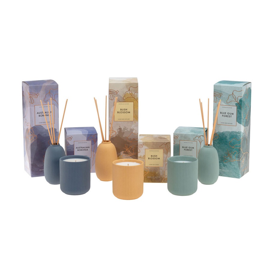 Bramble Bay Native Reed Diffuser Blue Gum Forest Scented Home Fragrance 150ml