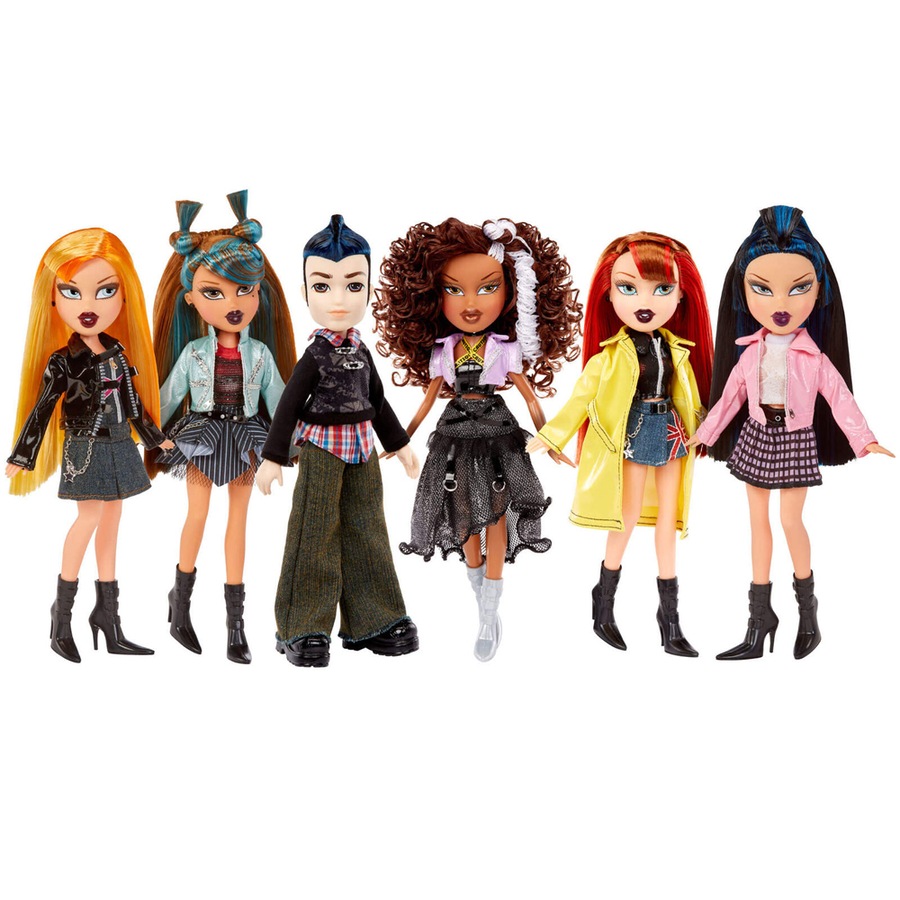 Bratz Pretty 'N' Punk Fashion Dress Up Kids Play Dolll Yasmin w/Poster 29cm 6+