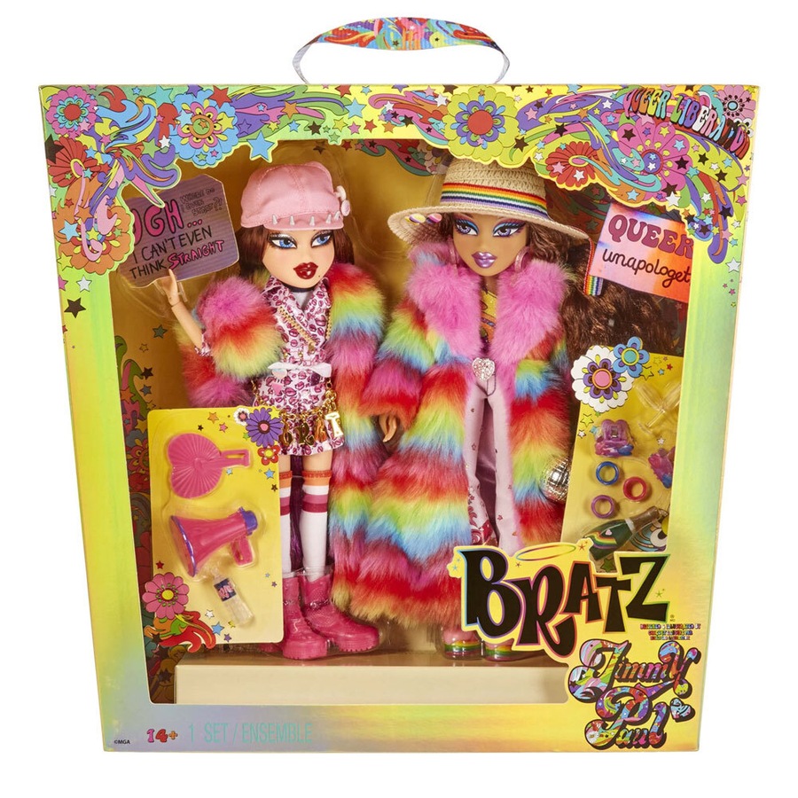 Bratz x JimmyPaul Designer Special Edition Pride/LGBTQ Fashion Play Dolls 14y+