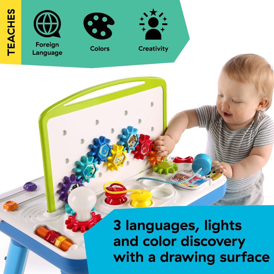 Bright Starts Curiosity Table Activity Station Interactive Toddler Toy 12m+