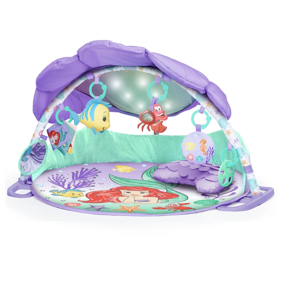 Bright Starts Disney Baby Little Mermaid Twinkle Play Mat Activity Gym 0m+