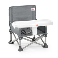 Bright Starts Pop ‘N Sit Baby/Infant Portable Booster Seat/Chair Grey 6m+