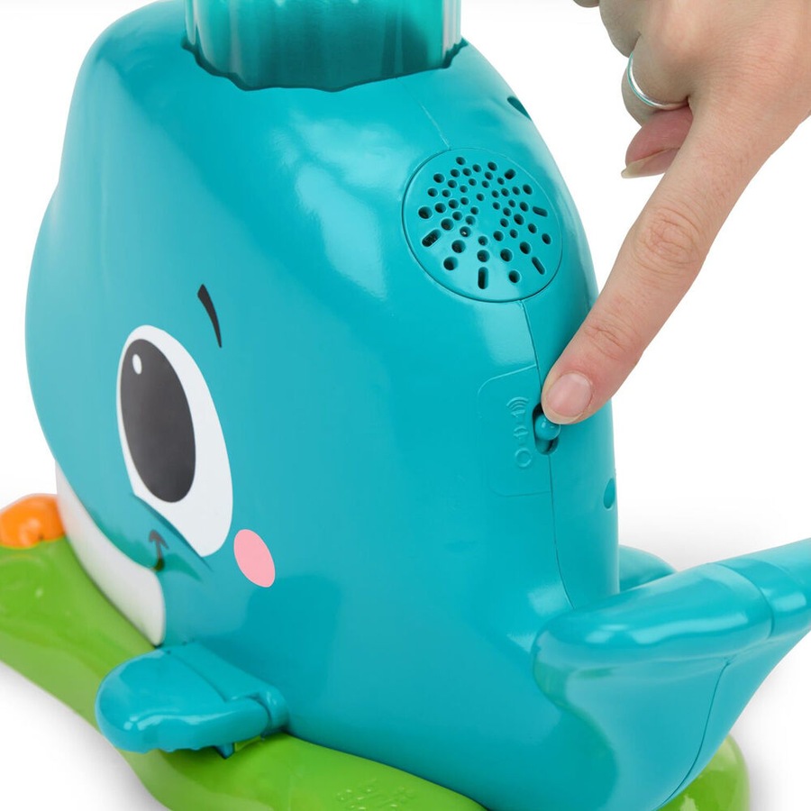 Bright Starts Silly Spout Whale Ball Popper Baby Toy w/Lights & Sounds 6m+