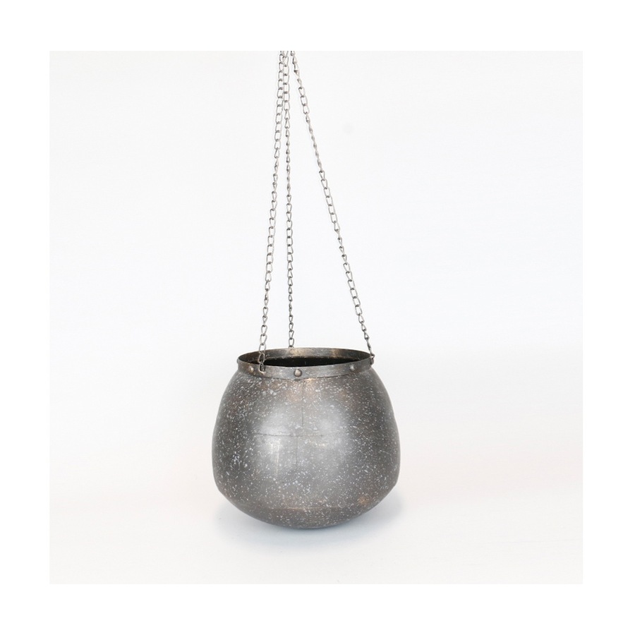 Bronrob Metal Hanging Planter 82cm Home/Garden Decor Outdoor Ornament 82x28cm