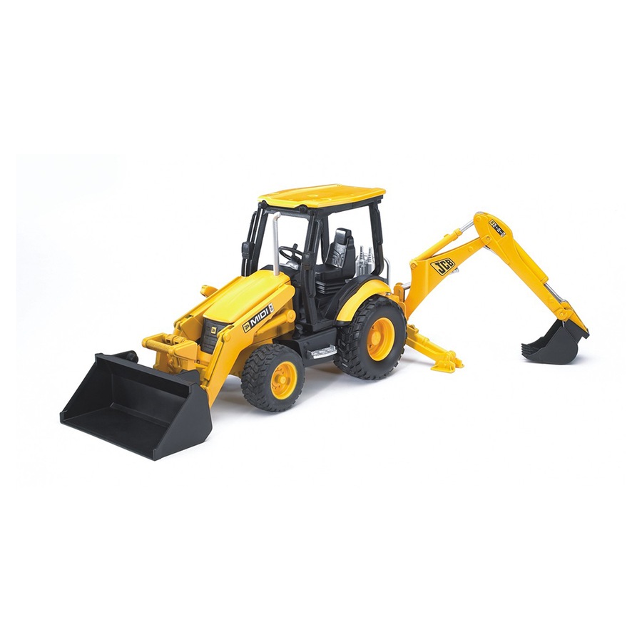 Bruder 1:16 34cm JCB MIDI CX Backhoe Loader Construction Vehicle Kids Toys 3y+