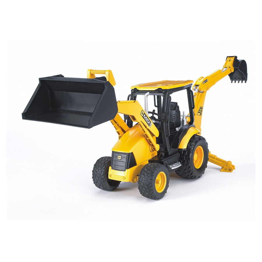 Bruder 1:16 34cm JCB MIDI CX Backhoe Loader Construction Vehicle Kids Toys 3y+