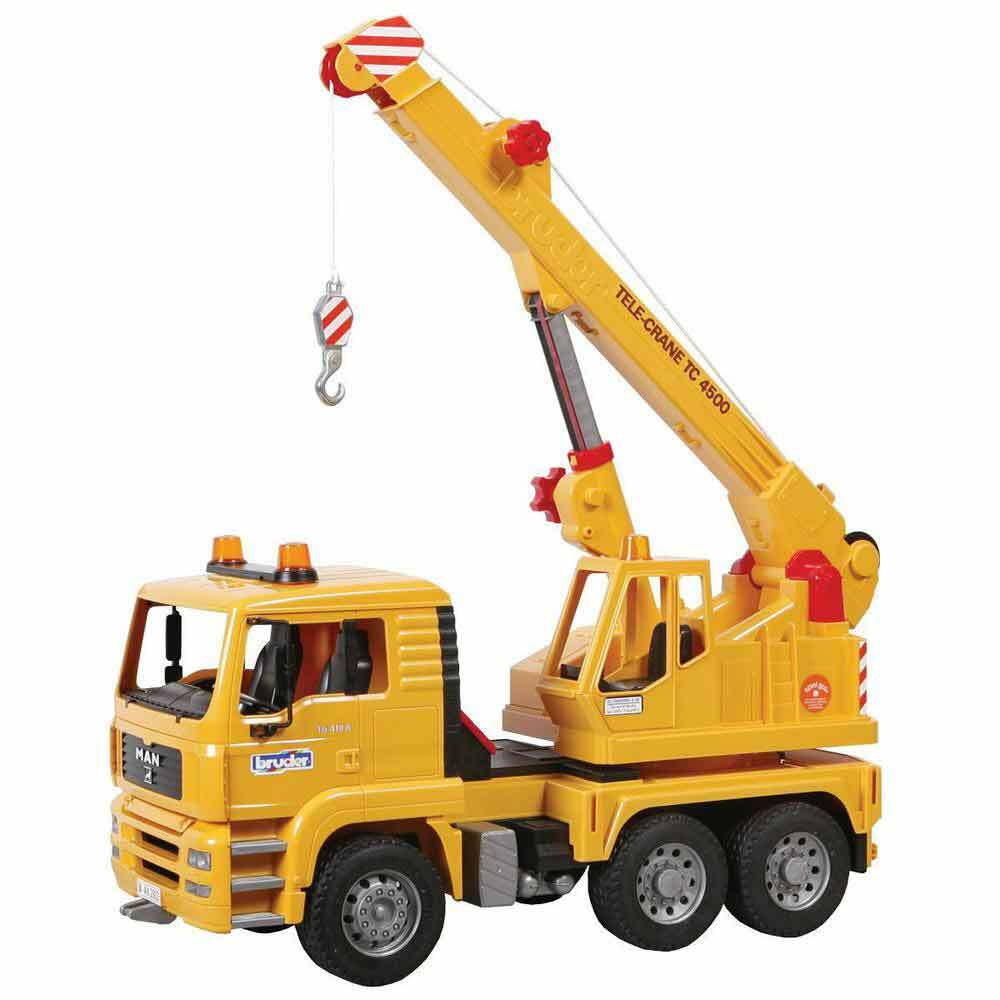 Bruder 43cm 1:16 Tele-Crane TC 4500 Construction Lorry/Truck Kids Toys 3y+ YEL