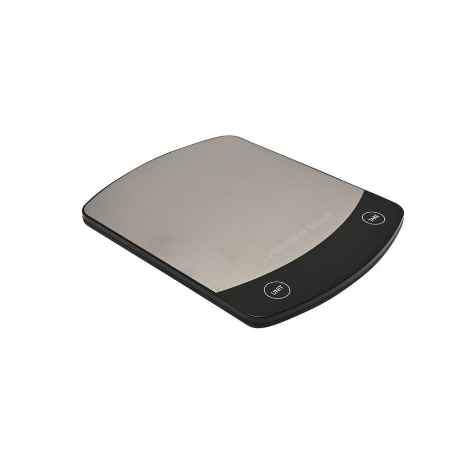 Brunswick Bakers 10kg Stainless Steel Kitchen Scale Flour Weighing 25x20cm