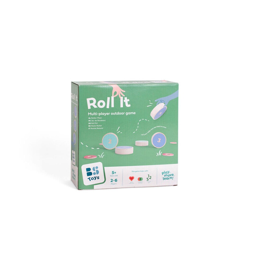 BS Toys Wood Roll It Active Kids/Children Active & Outdoor Play Toys 12 5y+