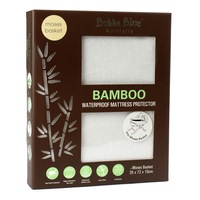 Bubba Blue Bamboo Waterproof Mattress Protector Fitted Cover for Moses Basket WH