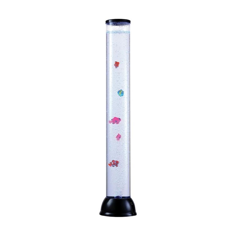Bubbling Kids Novelty Fish Aquarium Bedroom Tall Night Light Up Lava Lamp Set