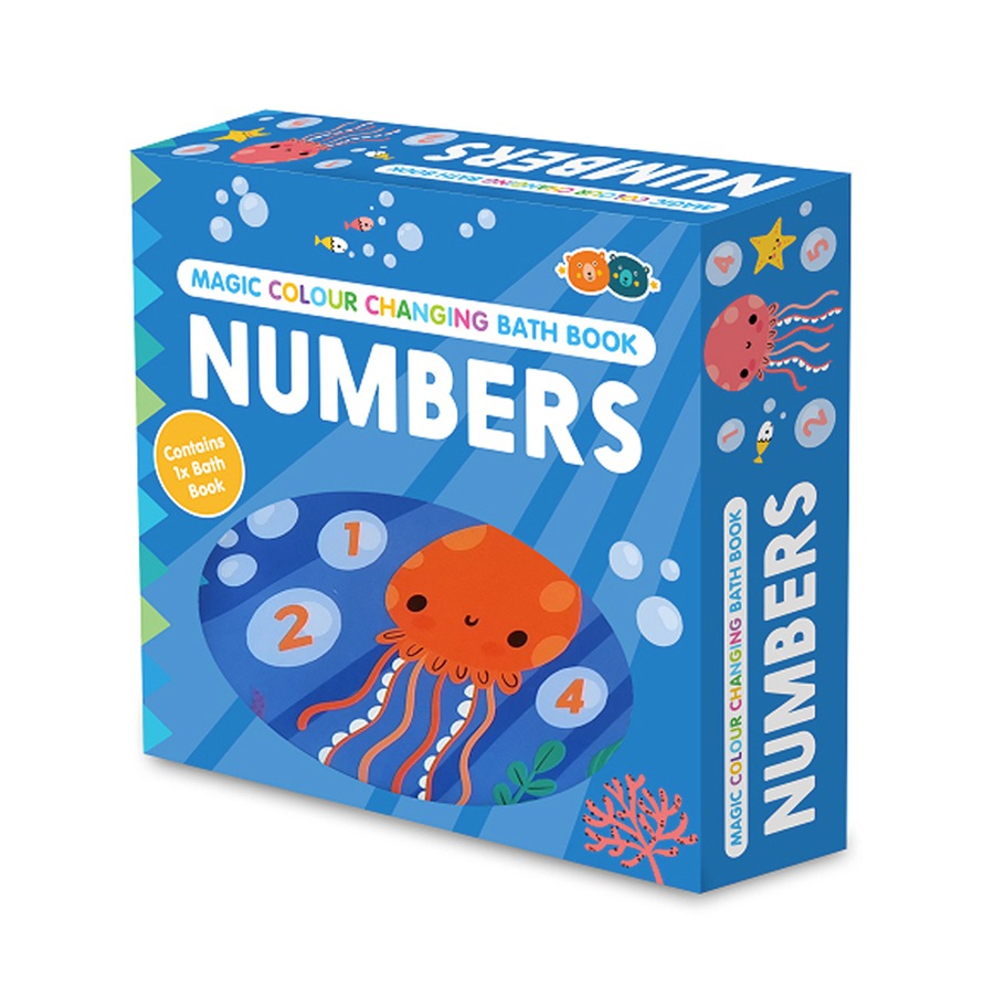 Buy Buddy & Barney Magic Colour Changing Bath Book Numbers Kids ...