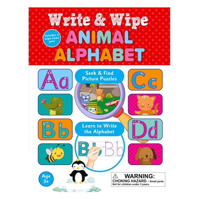 Buy Buddy & Barney Write & Wipe Animal Alphabet Seek & Find Activity 