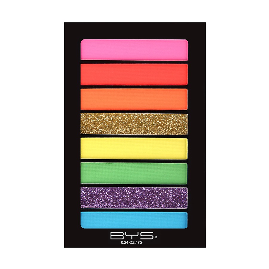 BYS 7g Eyeshadow Palette Makeup/Cosmetics/Beauty Let's Party 8 Shades Cosmetic