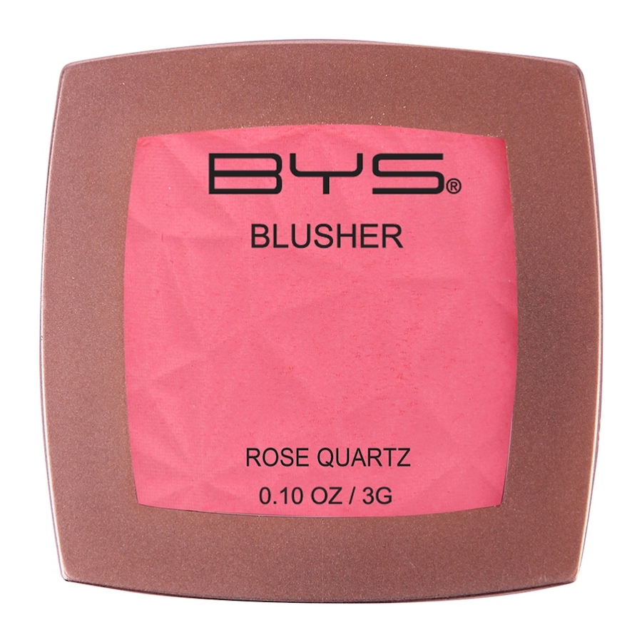 BYS Blusher Cheek Rose Quartz Cosmetic Glow Beauty Face Makeup Compact Powder 3g