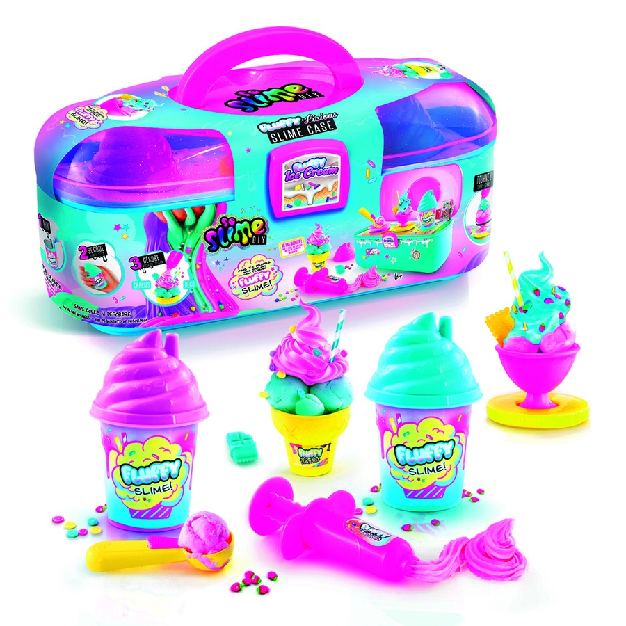 Canal Toys DIY Fluffy Ice Cream Slime w/ Carry Case Kids/Children Craft Kit 6y+