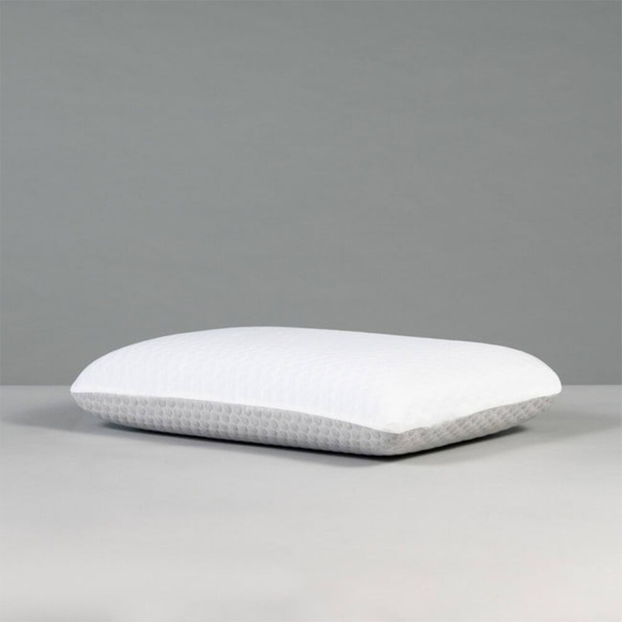 Cannigvale Deluxe Dual Comfort Memory Foam Sleep Pillow Rectangle White/Grey