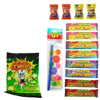 Captain Candy Showbag w/ Spooky Blobs/stationery Set/Grape/Apple/Strawberry Bar