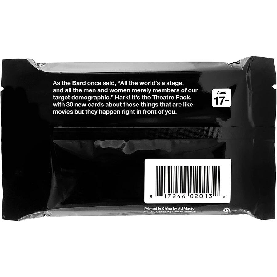 Cards Against Humanity Theatre Pack 4-20 Player Adult Family Party Card Game 17+
