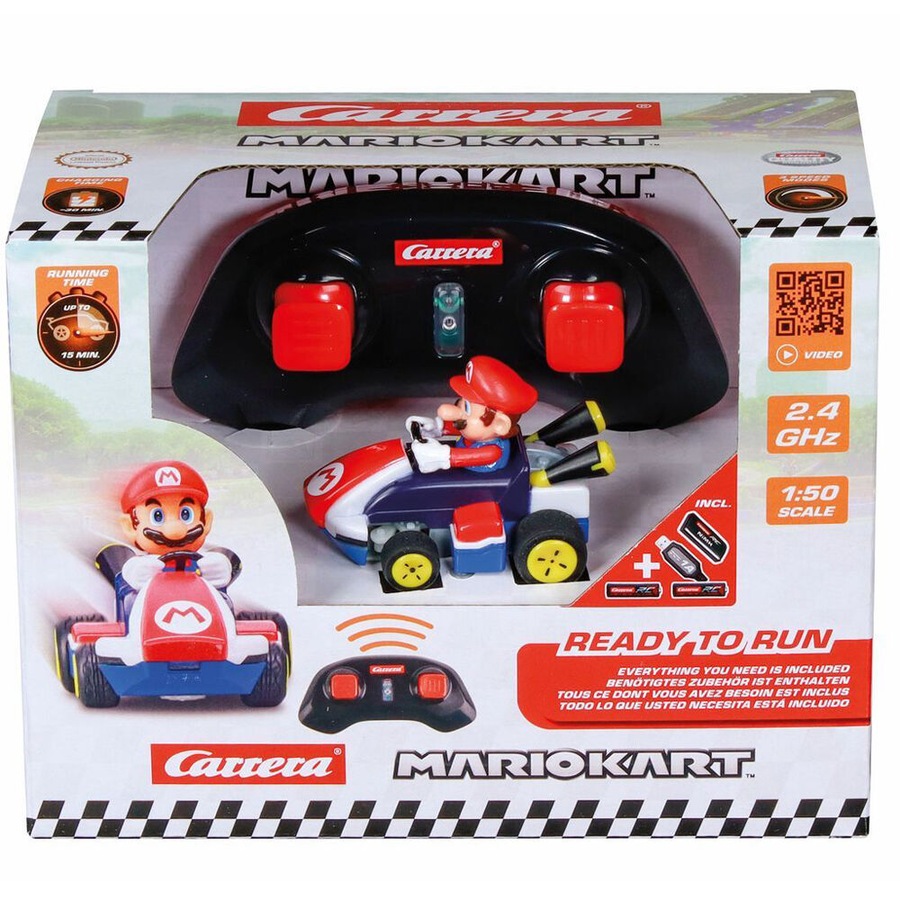 Buy Carrera Mario-Kart Mini RC - 2.4GHz Remote Control Kids Racing Toy ...