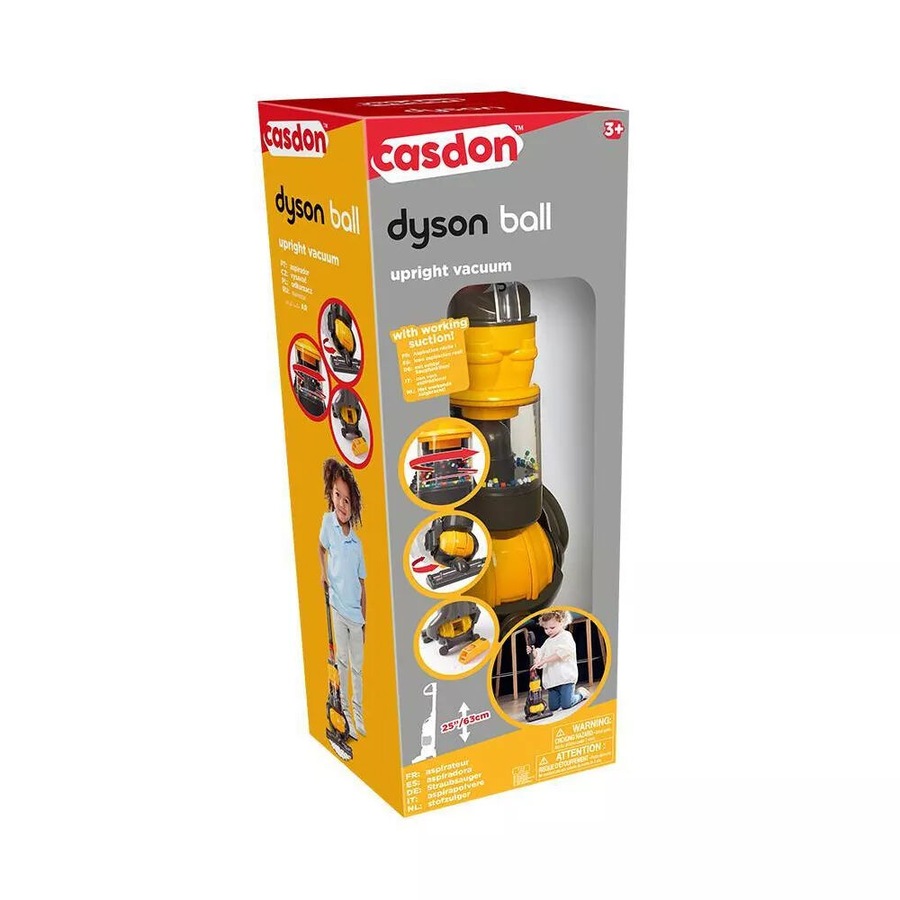 Casdon Dyson DC24 Ball Vacuum Cleaner Pretend Play Toy Kids Children 3y+