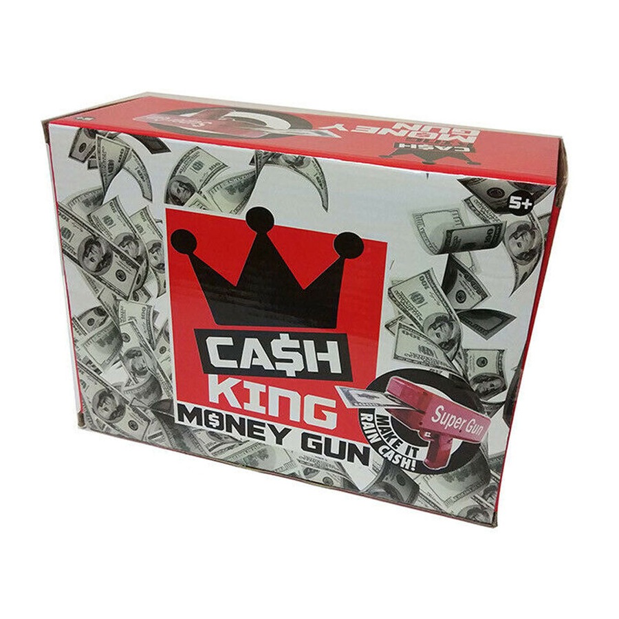 Cash King Money Launch Gun Kids/Children Toy Make It Rain Party Game Play 6y+ RD
