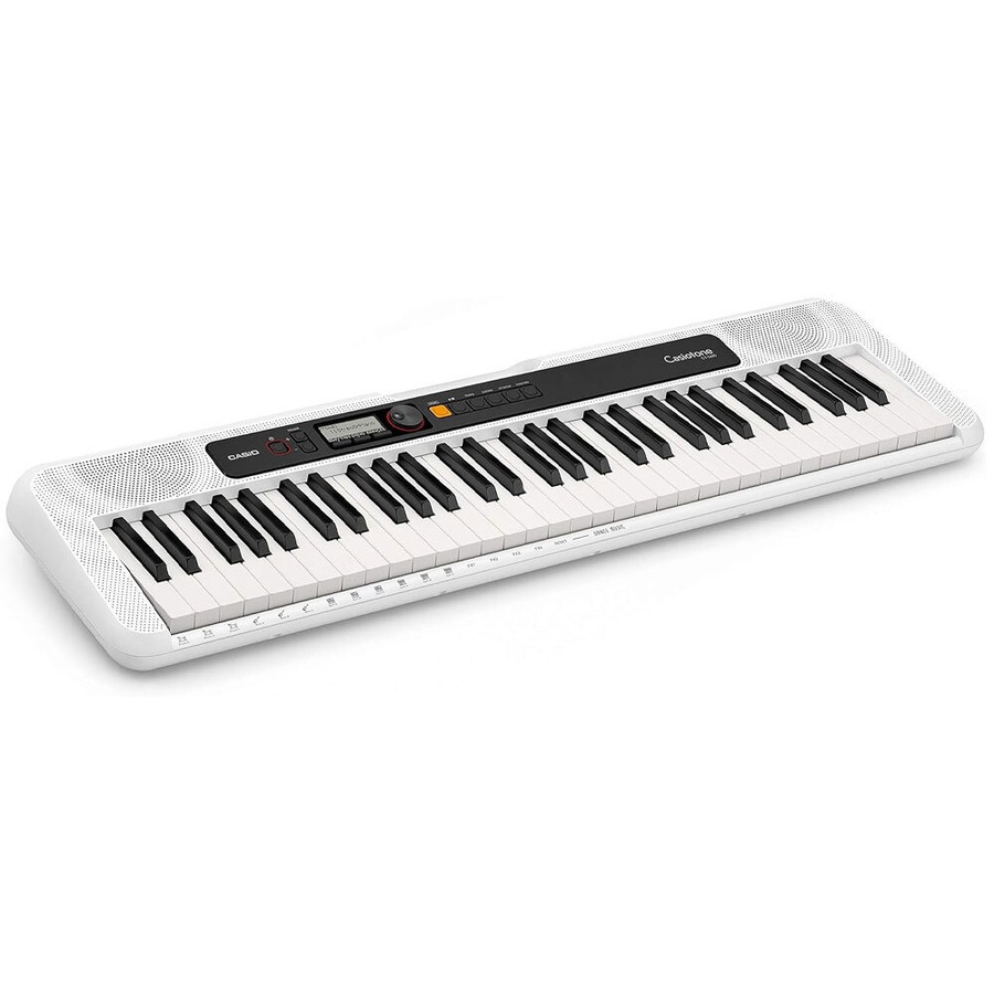 Casio Casiotone Ultra Compact 61-Note Portable Keyboard with USB - White