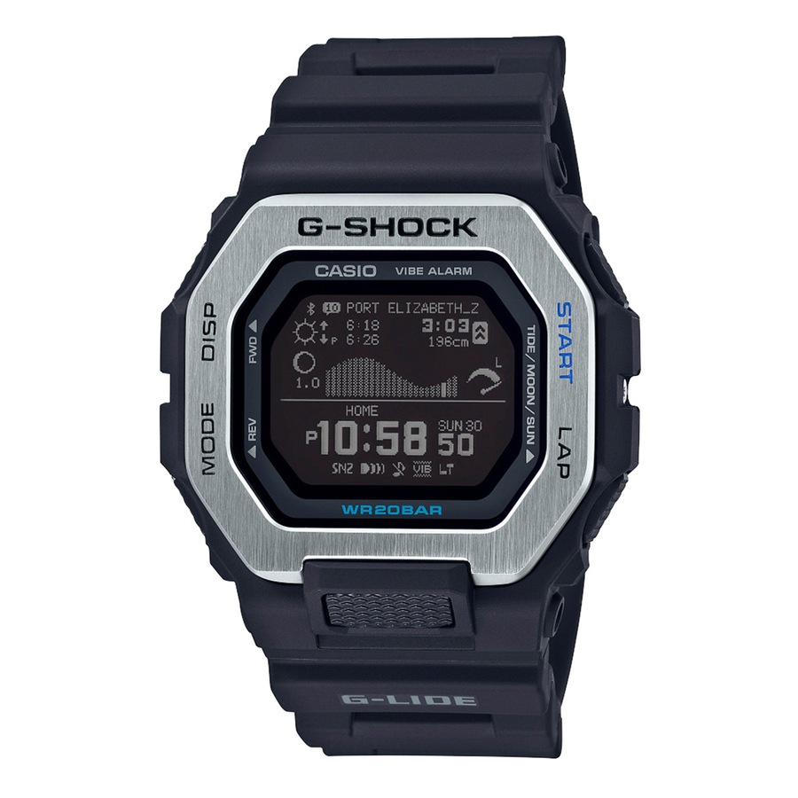 Casio G-Shock G-Lide Surf/Tide/Moon Digital Wristwatch Surfer Sports Watch Black