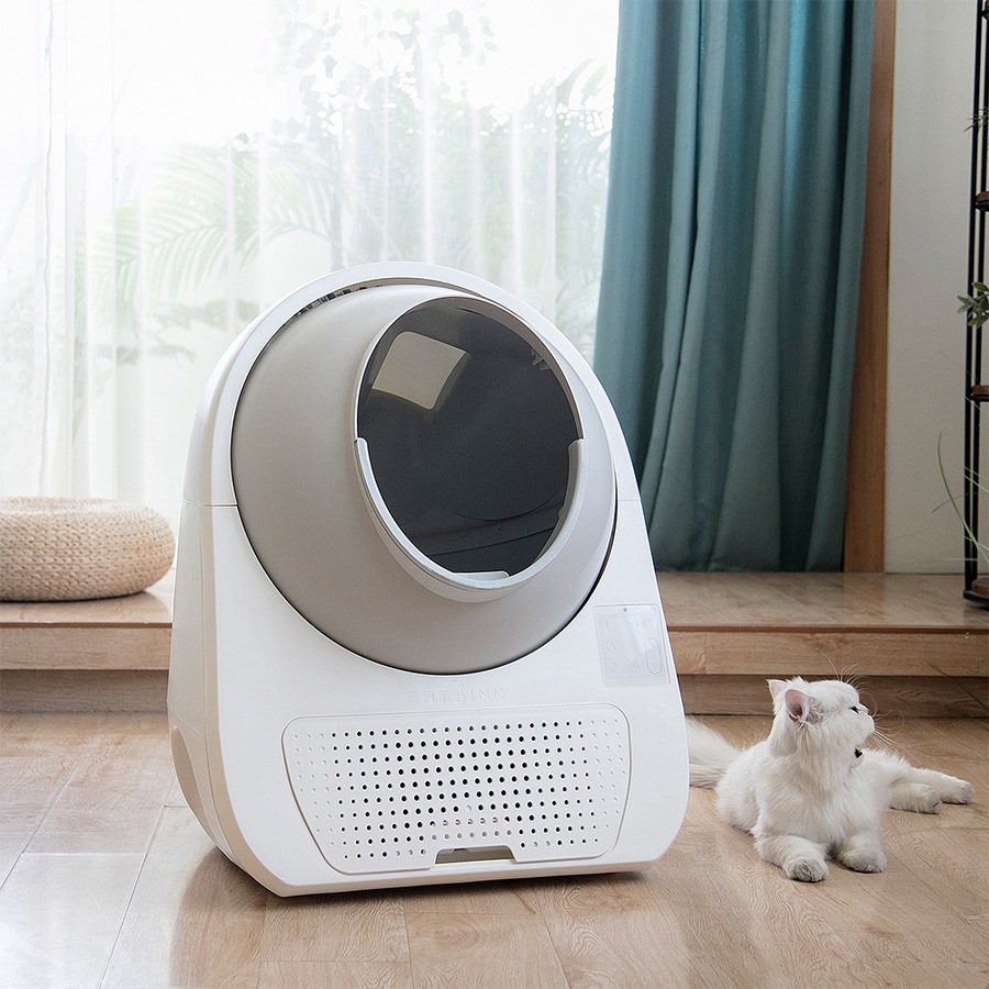 Catlink Scooper Luxury Pro Smart Self-Cleaning Pet Cat Litter Box Toilet White