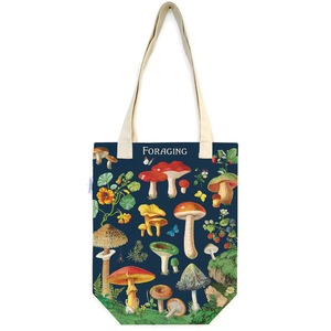 Cavallini Cotton Tote Bag Travel/Shopping Carry All Handbag 33x40cm Foraging