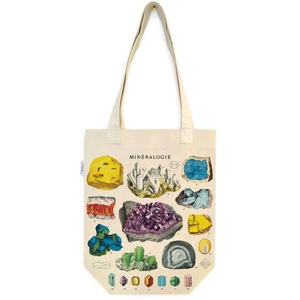 Cavallini Cotton Tote Bag Travel/Shopping Carry Handbag 33x40cm Mineralogy
