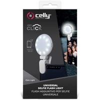 Celly Click Universal Phone Accessory Clip On Selfie Light w/ 3 Tones White