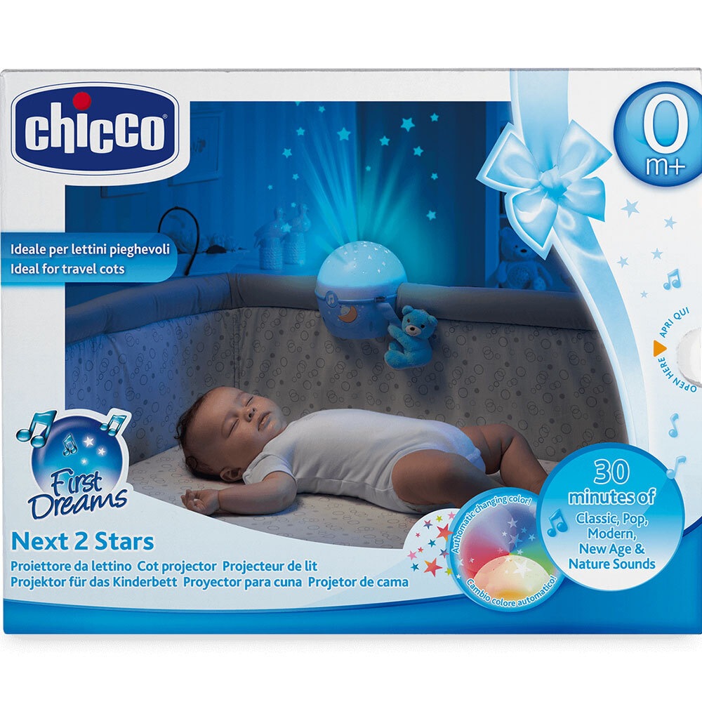 Chicco Next 2 Stars Baby Musical Lamp Cot/Crib Night Light Projector 0m+ Blue Buy Night Lights