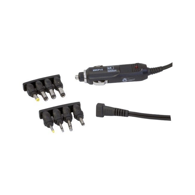 CLA01 Cigarette Lighter Adaptor 1.8m Cable DC CP1-8XC2 PP1996 w/ 8 Adaptors BLK